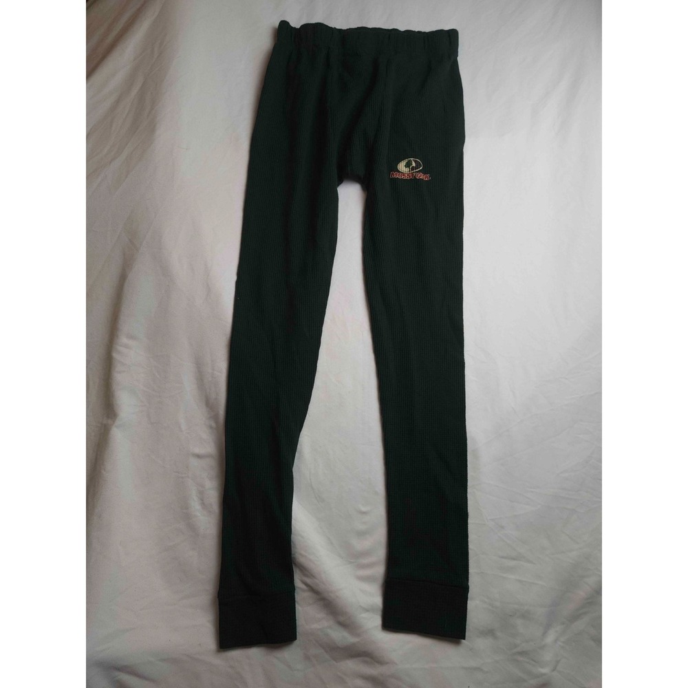 Mossy Oak Thermal Leggings Pants Womens Small Black Knit Underwear‎ Hunting